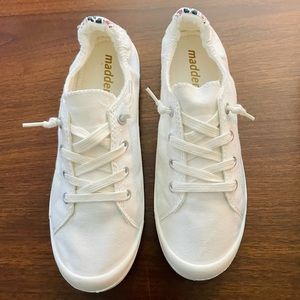 Steve Madden NYC white sneakers